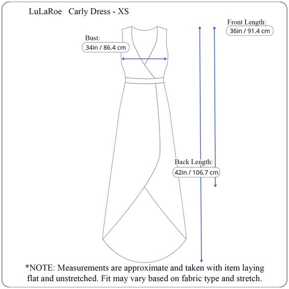 LuLaRoe Carly Dress XS Solid Heathered Grey Stripe Swing Hi-Low A-Line Swing - Picture 8 of 9